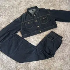 デニム セットアップ