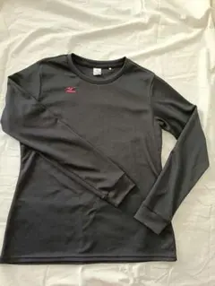 MIZUNO／長袖Tシャツ／黒／レディース／XL／ワンポイント