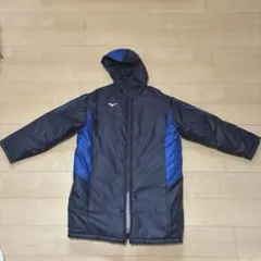 MIZUNO サッカー　ベンチコート　ポリエステル　箱根駅伝　ほぼ未使用品のサムネイル