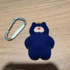 【新品・未使用】mojojojo フィギュアマスコット カラビナ付き青