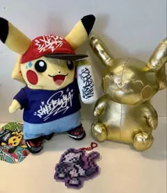 【Pokémon Center】限定 ピカチュウぬいぐるみ他3点セット