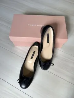 2025年最新】FABIO RUSCONI カラー：ブラック系 フラットシューズ