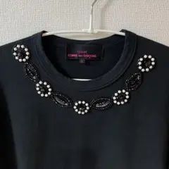 tricot COMME des GARÇONS ビジューブラック Tシャツ Lのサムネイル