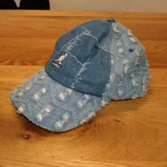 KANGOL デニム ダメージ加工 キャップ