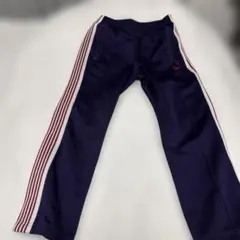 最終値下げneedles トラックパンツ　エッグプラント　ナロー S 美品 needles トラックパンツ ブーツカット エッグプラント