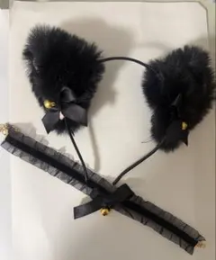 猫耳 カチューシャ チョーカー 首輪