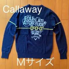 【キャロウェイCallaway】紺 ネイビー ニット Mサイズ ゴルフ 女性
