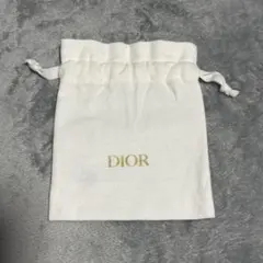 【未使用】Christian Dior 巾着 ホワイト