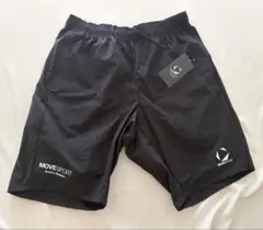 ハーフパンツ　ショートパンツ　ムーブスポーツ　メンズ　テニスウェア　黒　ブラックのサムネイル