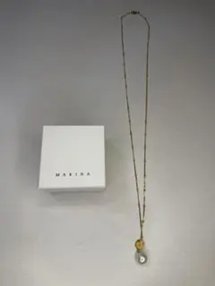 【マリハ 】月の夢 ネックレス　スタッドチェーン62cm ゼウス　MARIHAのサムネイル