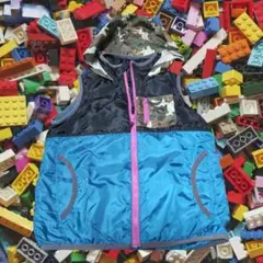 BACKNUMBER KIDS フード付きベスト 140