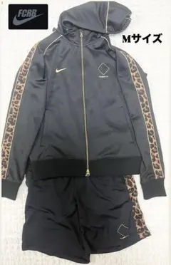 F.C.R.B×NIKE セットアップ トラックジャケット レオパードライン M ◎FCRB NIKE レオパード 豹柄 ヒョウ柄 ジャージ ナイキ SOPH
