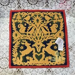 【新品未使用】ヴィヴィアンウエストウッド タオルハンカチ　クリスマス柄