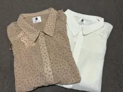 Bou Jeloud レオパード長袖ブラウス　(2枚組)のサムネイル