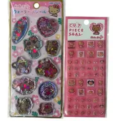 サンリオ　日焼けキティ　ウォーターインシール　タイルシール