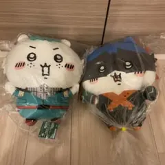 僕のヒーローアカデミア×ちいかわ ぬいぐるみ 緑谷出久　爆豪勝生