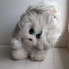 ヴィンテージ ぬいぐるみの三英 白いうさぎ 昭和レトロ 三英貿易 H32cm