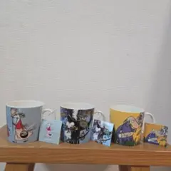 【未使用】ムーミン80周年記念 アラビア ムーミンマグカップ3個セット