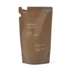 無印良品 精油の香りボディミルク ひのき＆ラベンダー 詰替用のサムネイル