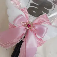 ペンライトリボン キンブレリボン ピンク 天使の羽 ②デザイン C