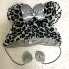 東京ディズニーリゾート　ディズニーランド　TDL ヒョウ柄　ファンキャップ