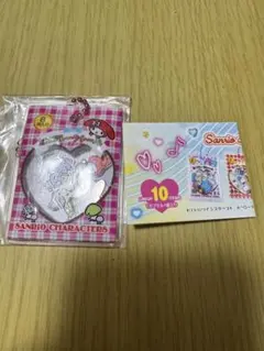 サンリオキャラクターズ シャカシャカフレークシール風チャーム マイメロディ