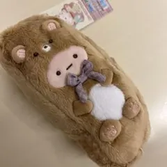新❤️ すみっコぐらし くまカフェ ぬいぐるみ ペンポーチ たぴおか