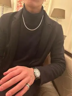 ⭐︎限定販売　早いもの勝ち　テニスネックレス　メンズ　大人気商品　おしゃれ