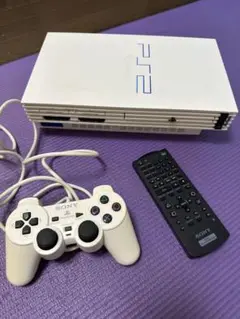 PlayStation 2 本体 ホワイト コントローラー付き