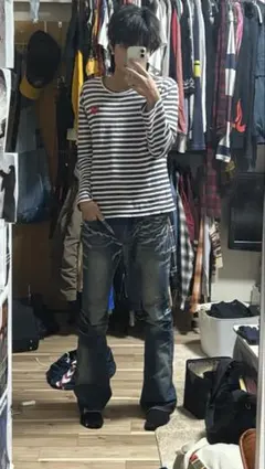 フレアデニム デニム