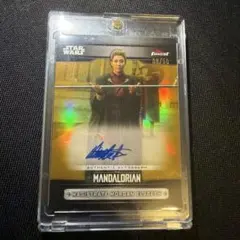 topps star wars モーガン エルズベス サインカード シリアル