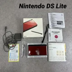 Nintendo DS Lite 本体 箱付き 付属品あり レッド