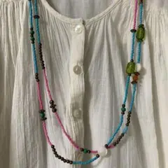 SALE！RH好きにも！インディアンビーズネックレス　Toroヴィンテージ