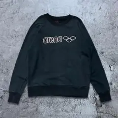 スウェット トレーナー アリーナ スポーツMIX（黒・S〜M）