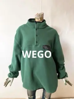 A192♡WEGO フリーススナッププルオーバー L