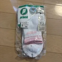 新品 靴下Prince プリンス テニス ソックス 白レディース23-25cm