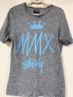 【SALE】STUSSY プリントTシャツ グレーのサムネイル