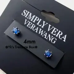 サファイア ピアス(両耳用)