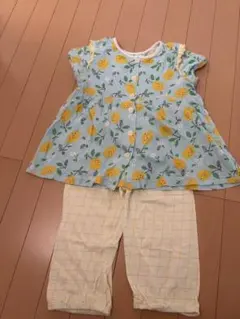 レモン柄 半袖パジャマ 上下セットのサムネイル