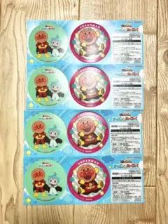 非売品　アンパンマン　チャポン　コースター 8枚セットのサムネイル
