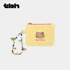 【海外限定】tbh✖️Sanrio日焼けキティ夏日冒険島限定ポーチ豹柄黄色（ミニ）のサムネイル
