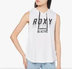 ROXY フード付きタンクトップ ホワイト