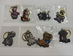 ディズニーストア シークレット刺繍キーホルダー cat コンプリートセット
