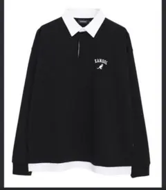 KANGOL カンゴール ラガーシャツ ブラック
