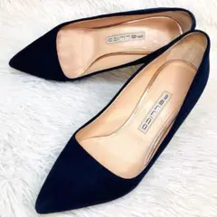 【極美品】PELLICO 36 ペリーコ アンドレア ポインテッドトゥ　ネイビー