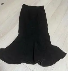 マーメイドスカート　ブラック
