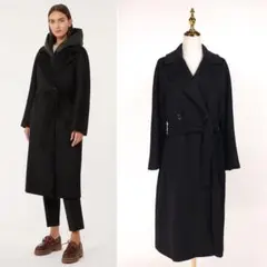 美品★MaxMara★贅沢リアルファー100%★ロングコート★ブラック 2025年最新】Max Mara ロングコートの人気アイテム - メルカリ