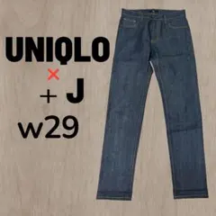 UNIQLO ユニクロ ＋J セルビッジスリムフィットストレートジーンズ w29のサムネイル
