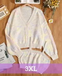 レディース カーディガン & クロップド キャミソール  2点セット