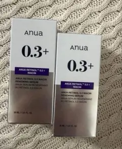 【新品未開封】アヌアレチノール0.3 ナイアシンリニューイングセラム2箱セット